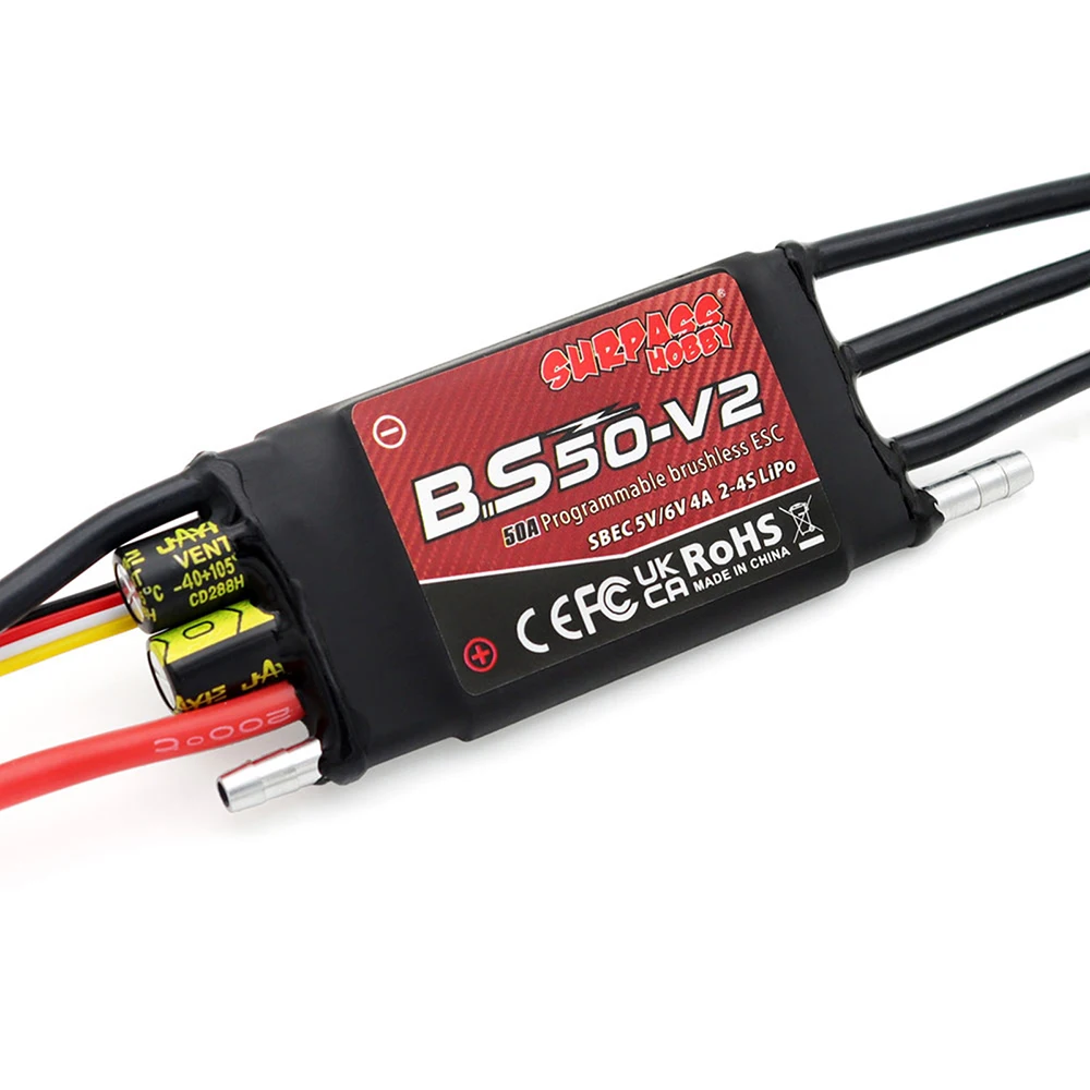 SURPASS HOBBY Barca Brushless ESC BS-V2 Serie 40A 50A 60A 80A 100A ESC 32 bit per barca RC