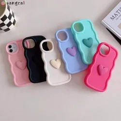 For Samsung Galaxy F55 F23 F15 F13 F12 F04 M04 M02s M01s M10s Phone Case Love Heart Macaron Candy Simple Silicone Cover