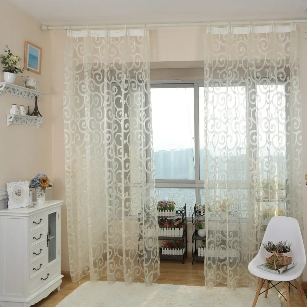 NAPEARL 1 Piece Fashion Curtain Window Screening Finished Product Quality Fabrics for Balcony Kitchen Decoration