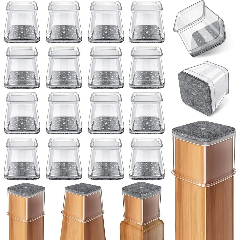 

Набор из 24 силиконовых накладок для защиты ножек мебели, для пола из твердых пород дерева, для ножек диаметром от 1-1/16 до 1-5/8 дюйма