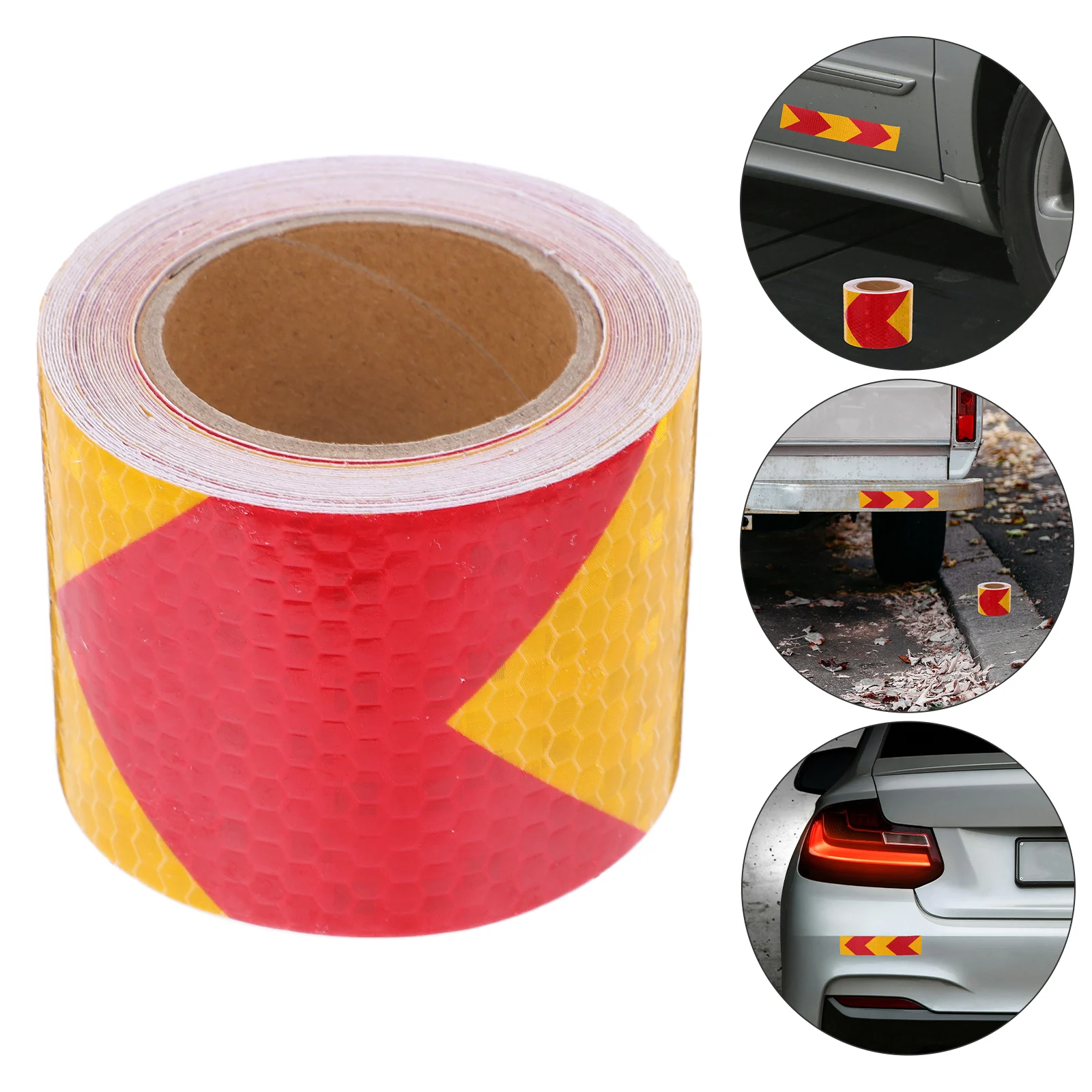 

1 Roll Reflective Adhesive Safety Tape High Visibility Durable Outdoor Automotive Sticker Warning Strip For Cars Bikes Trailers