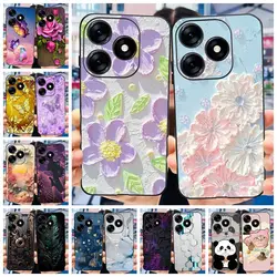 For Tecno Spark 10 4G Case Spark 10C KI5k KI5m KI5q Bumper Popular Flower Cover Soft Silicone Phone Cases For Spark 10 Pro Funda