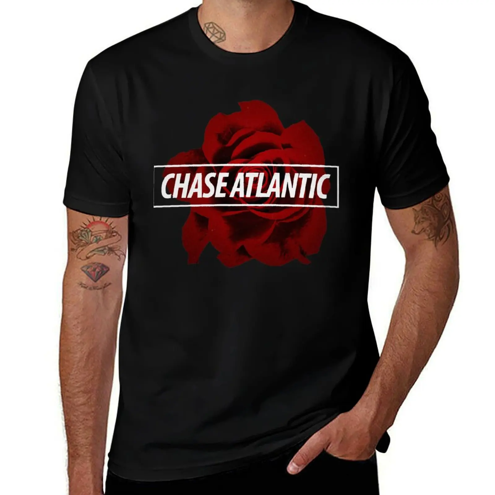 

Chase Atlantic Rose T-Shirt man t shirt cotton high quality t shirt man designer