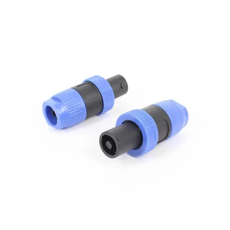 5/20/100PCS Speakon 4Pin Blue Plug Speaker Cable Connectors 4 Pole Powercon Plug Male Audio Connector