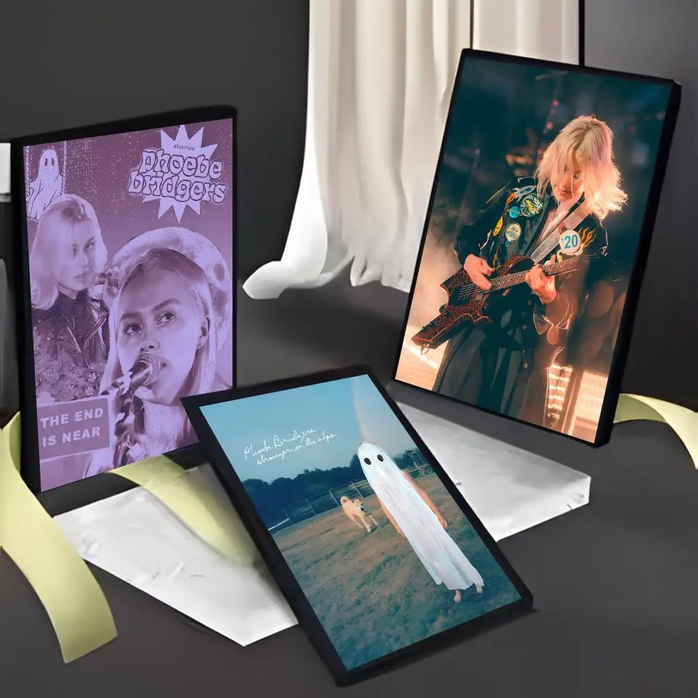 singer rock PPhoebe Bridgers Poster American Film Mural Home Childrens Room Wall Decor Print