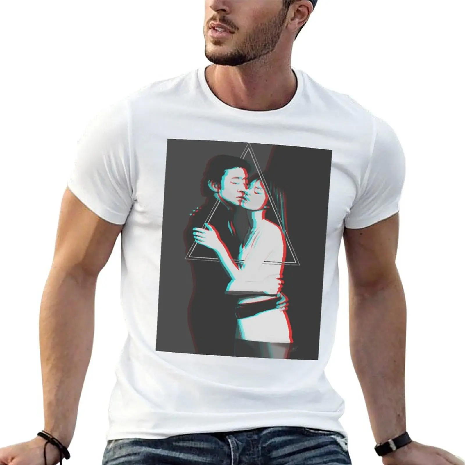 

Serge Gainsbourg _amp_ Jane Birkin minimalism Active T-Shirt man tshirt funny t shirts cotton T-Shirt