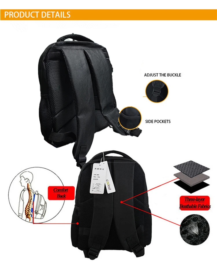 Cartoon Haikyuu Anime Print Backpack for Teens Boys Girls School Bag with Double Zippers Bookbag Adjustable Straps Daypack Gift view 6