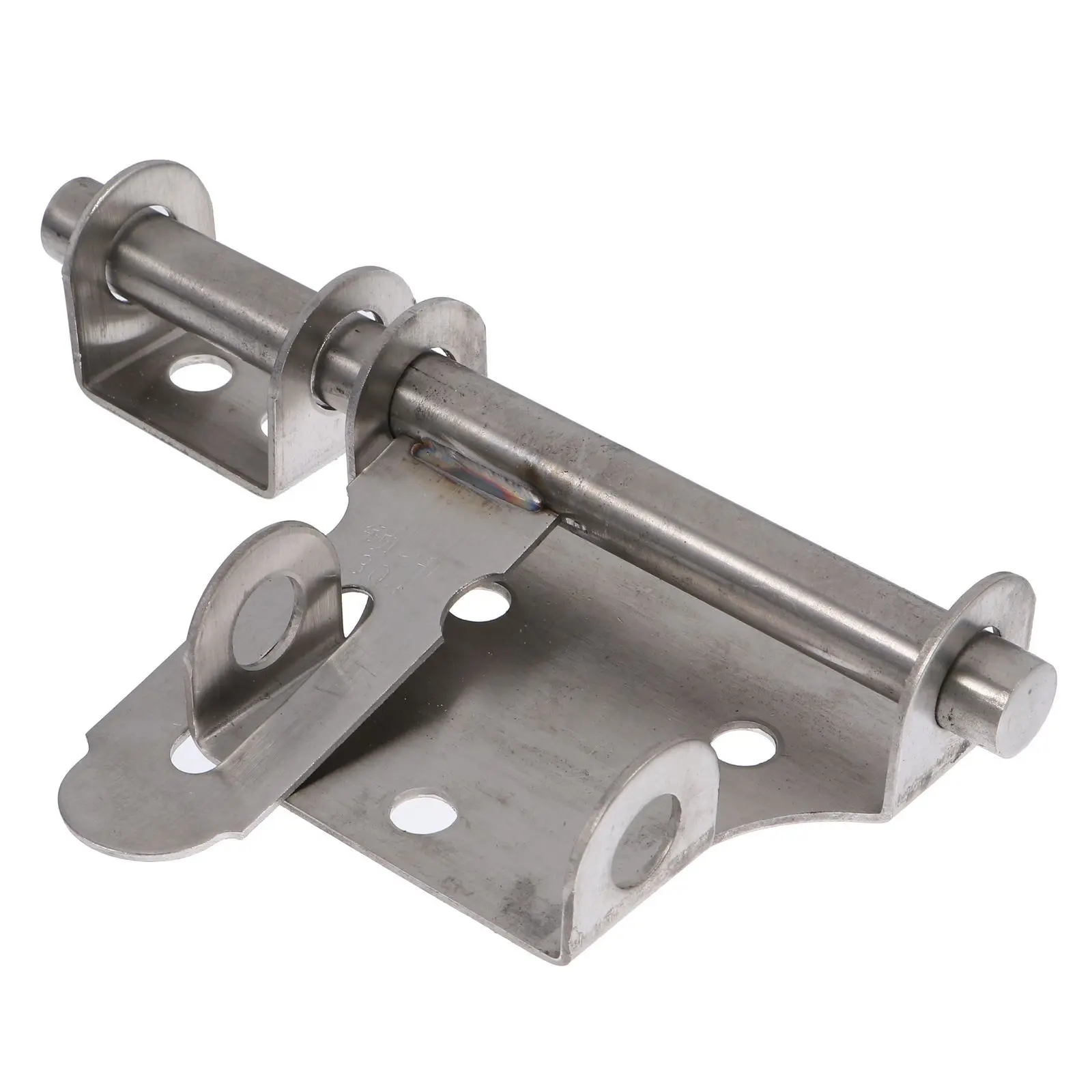 

1Pcs Door Bolt 304 Stainless Steel Sturdy One-Piece Molding Horizontal Vertical Installation Door Latch Lock for Wooden Iron