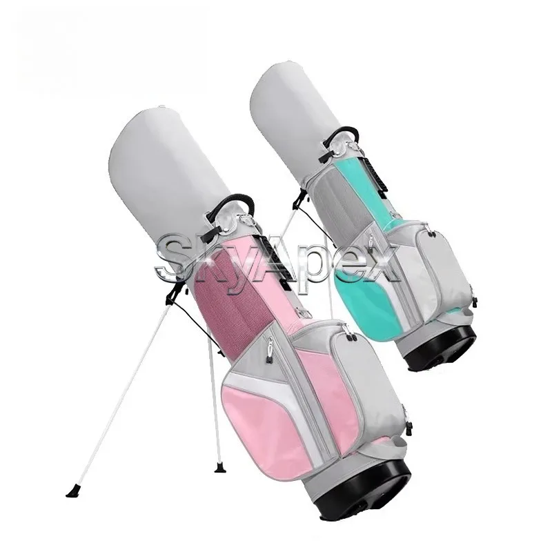 Lightweight Golf Stand Bag Practical Storage Zones Comfort Carry Experience For Golfers Walking Across Different Course Terrains