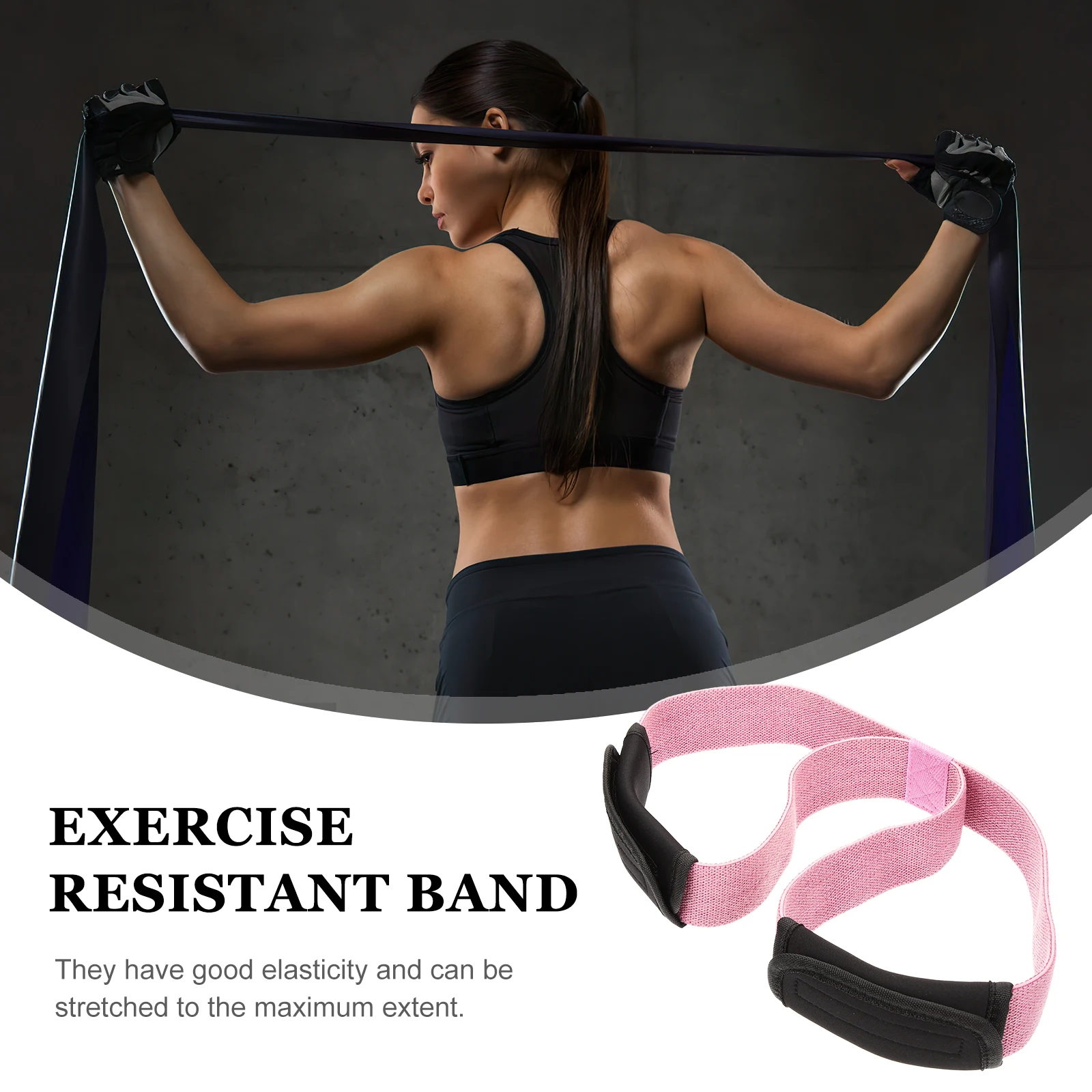 

Resistance Bands Yoga Stretching Band For Exercise Fitness Elastic Workout Bands Strong Endurance Improve Strength