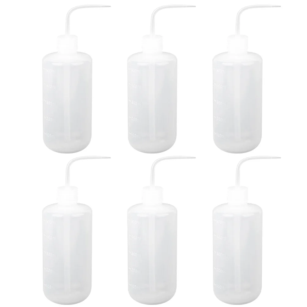 

6Pcs 500Ml Plant Watering Bottle Squeeze Type with Measuring Scale Angled Spout for Houseplants Gardens Succulent Flower Care