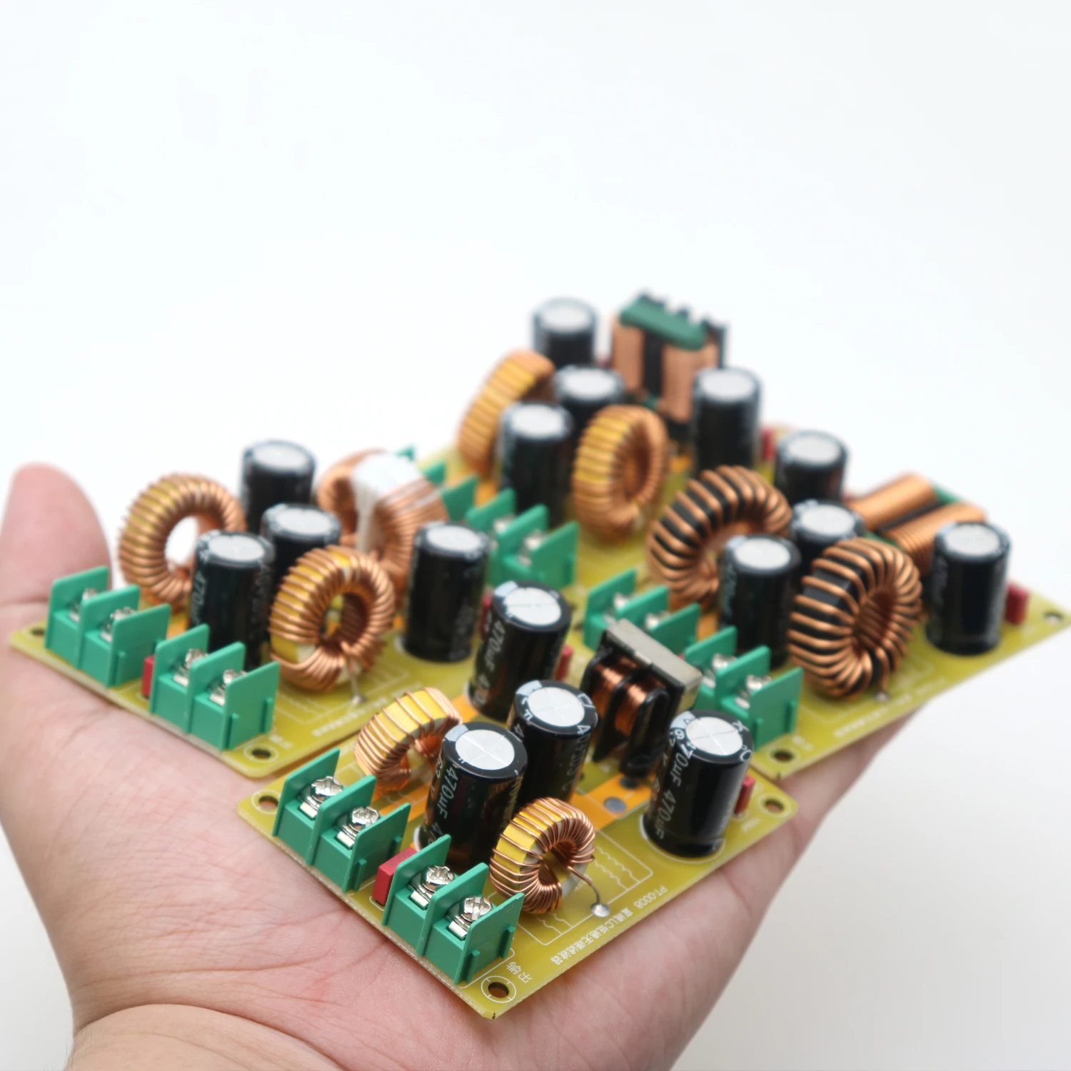 DC LC Low Pass Power Filter 2A 4A 10A 20A EMI EMC 12V 24V for Car Audio High-Frequency Noise Switching Supply Ripple Reduction