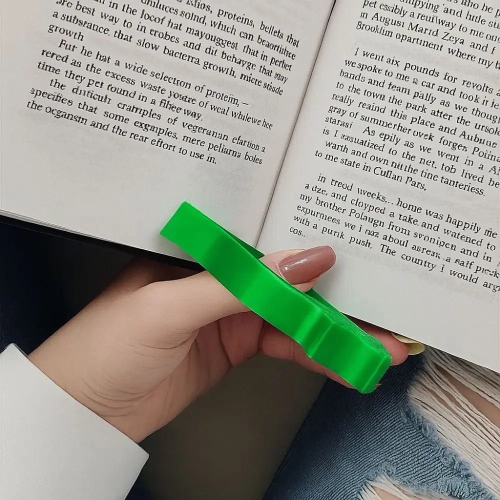 مقاوم للماء كتاب الإبهام صفحة حامل الكرتون مقاومة للخدش القراءة الحلي الزخرفية صفحات لطيف دليل علامة مكتب