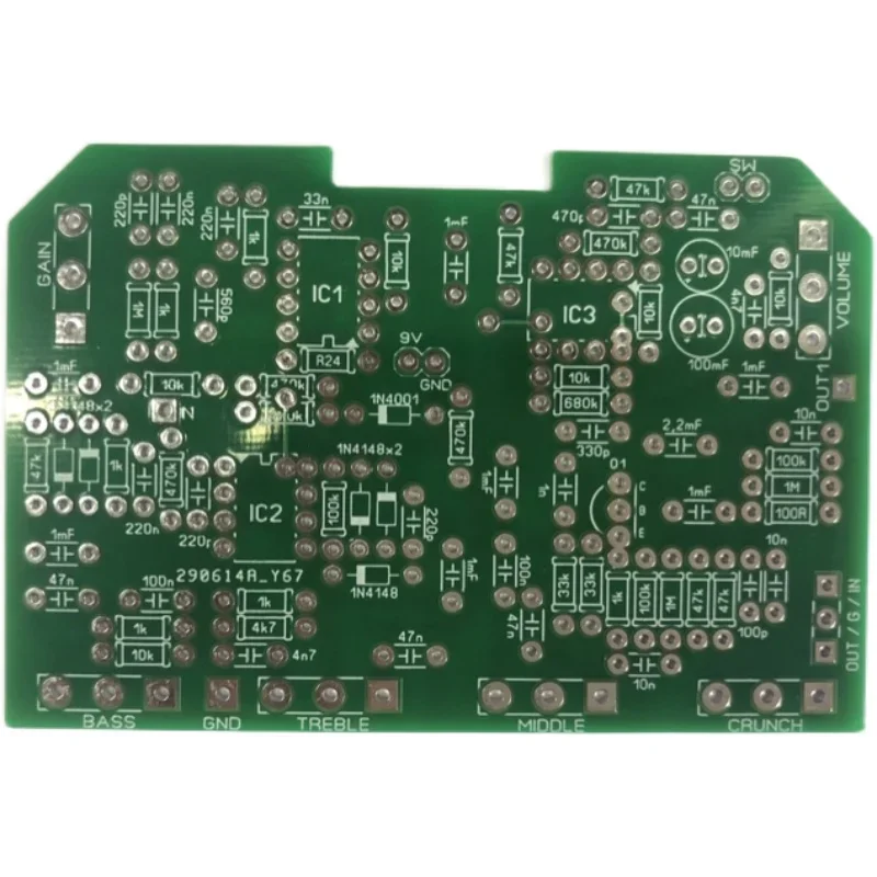 Diy Manual Wampler Triple Wreck Speaker Analog Metal Distortion Monoblock Effect Circuit Board