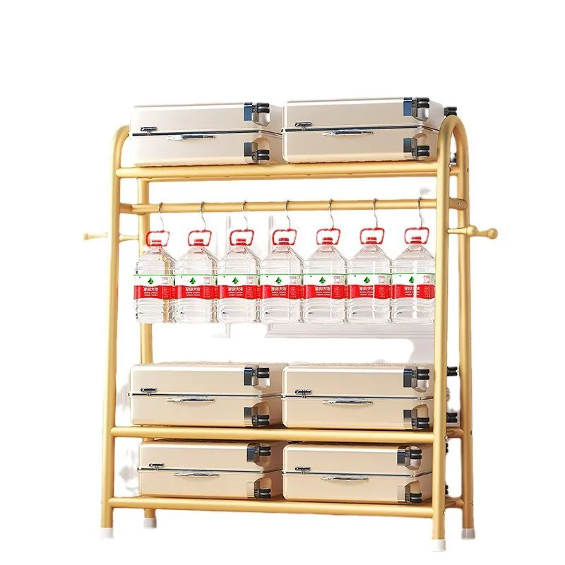 Custom Floor-standing Clothes Hanger Bedroom Home Use Simple Coat Rack Indoor Balcony L-shaped Clothes Drying Rack