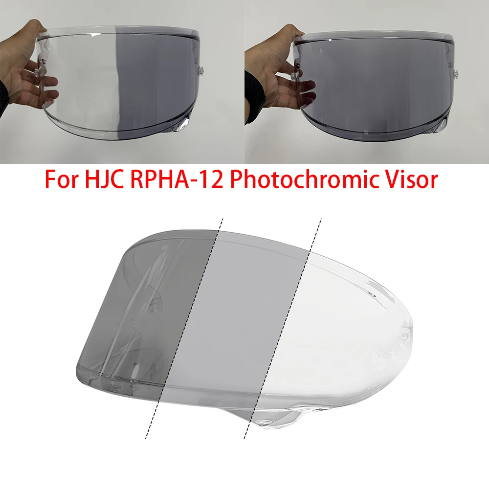 

Photochromic Shield Visor Lenses For HJC RPHA 12 RPHA-12 Helmet Visor Face Helmet Parts