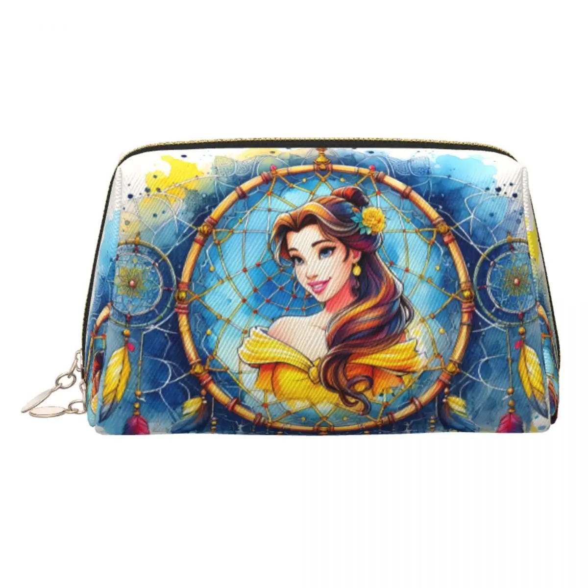 

Custom Beauty And The Beast Anime Cosmetic Bag Women Kawaii Large Capacity Mangas Makeup Case Beauty Storage Toiletry Bags