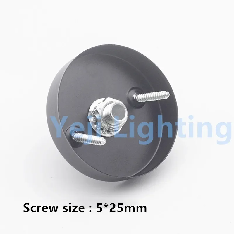 Mini ceiling rose with hook iron ceiling canopy with closed ring round ceiling plate lamp base for led light lantern chandelier