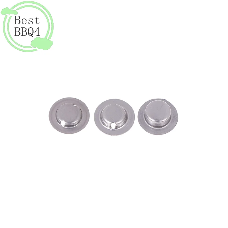 (BBQ4)100pc/lot 18650 Battery Flat Head To Change The Tip Cap Lithium Battery Positive Spot Welding Tip Cap Battery Accessory