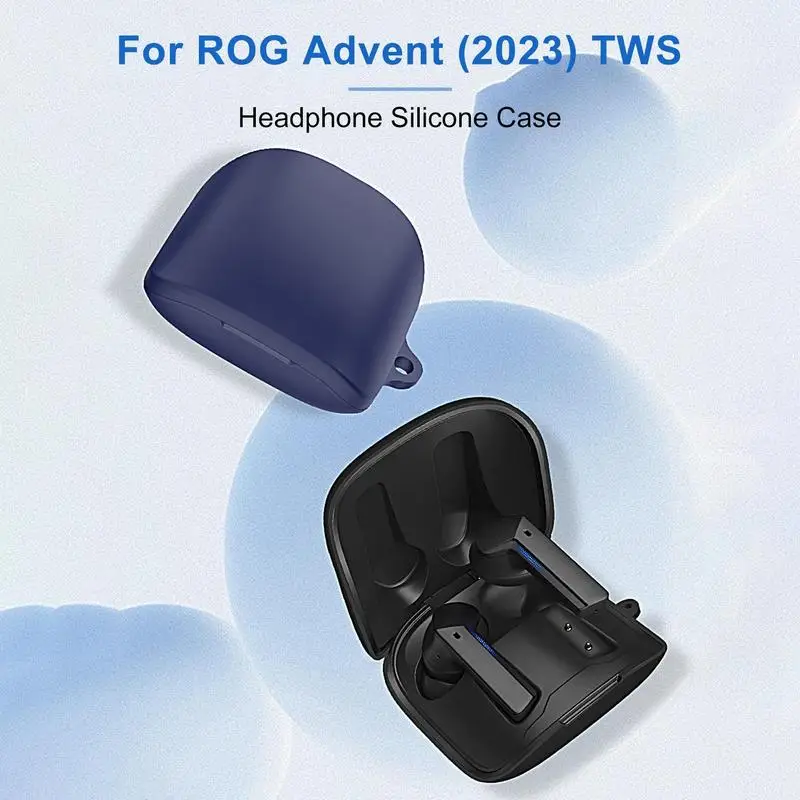 Protective Case ForASUS ROG Cetra T WS Earbuds Silicone Anti-drop Charging Box Protective Sleeve Earphone Case Dustproof Cover