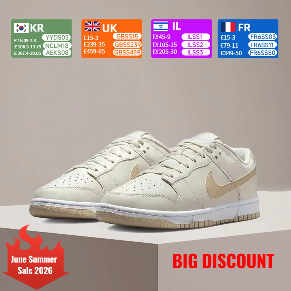 

Nike Dunk Low Men's Versatile Sneakers: Stylish, Comfortable, Low-Top Sneakers with Slip-Resistant and Durable Soles DV0831-003