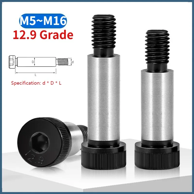 M5 M6 M8 M10 M12 M16 Dia=6 6.5 8 10 12 13 16 20mm Grade 12.9 Steel Hexagon Socket Cap Shoulder Roller Bearing Screw Bolt