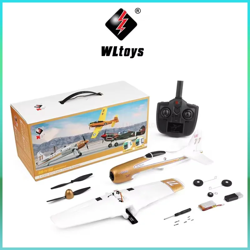 

Wl Xk A260 Four Channels Like Real Aircraft Remote Control Fighter Fixed Wing Epp Fall And Collision Glider Aircraft Model