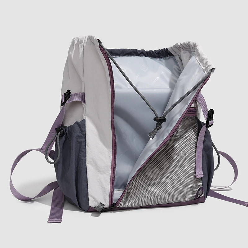 Fashion Commuter Backpack Female Waterproof Nylon Daypack Women Large Capacity School Bag for Girls Lightweight Travel Knapsack