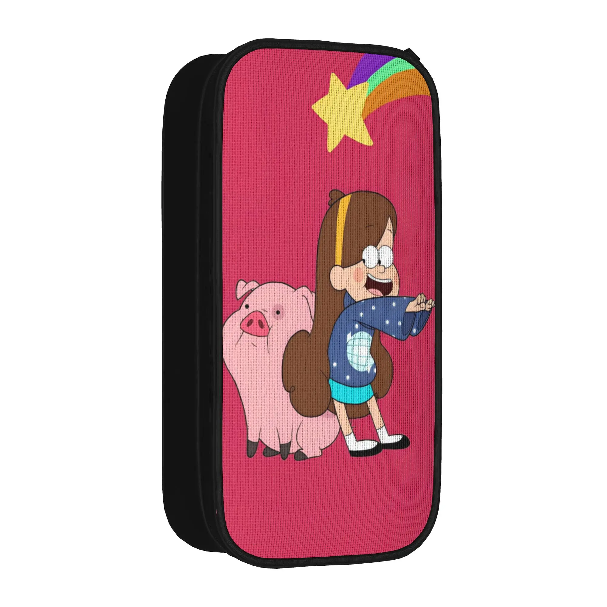 G-Gravity Falls Pencil Case  School Pencil Cases Zipper Boy Girl Aesthetic Large Pencil Bag School Stationery