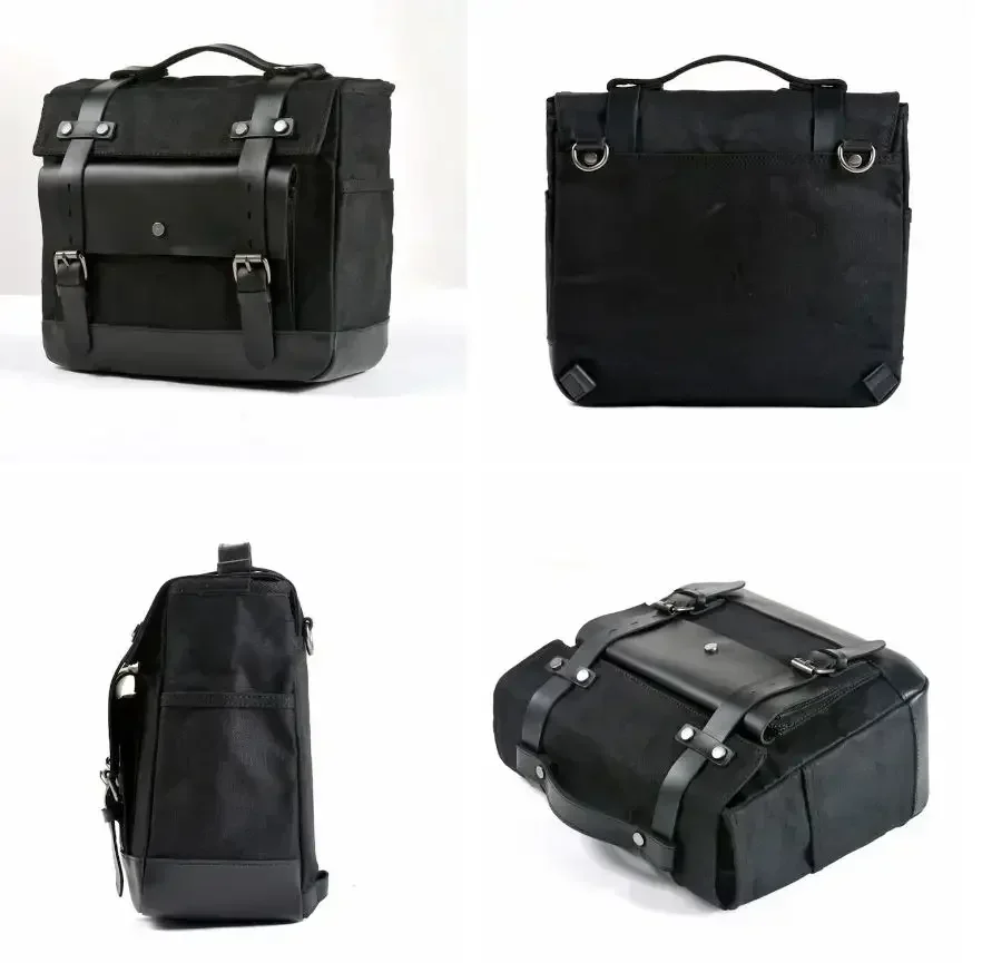 Sacoche de dégager à prova d'água para moto retro, sacoche lateral de vélo de course, sacos de grande capacidade