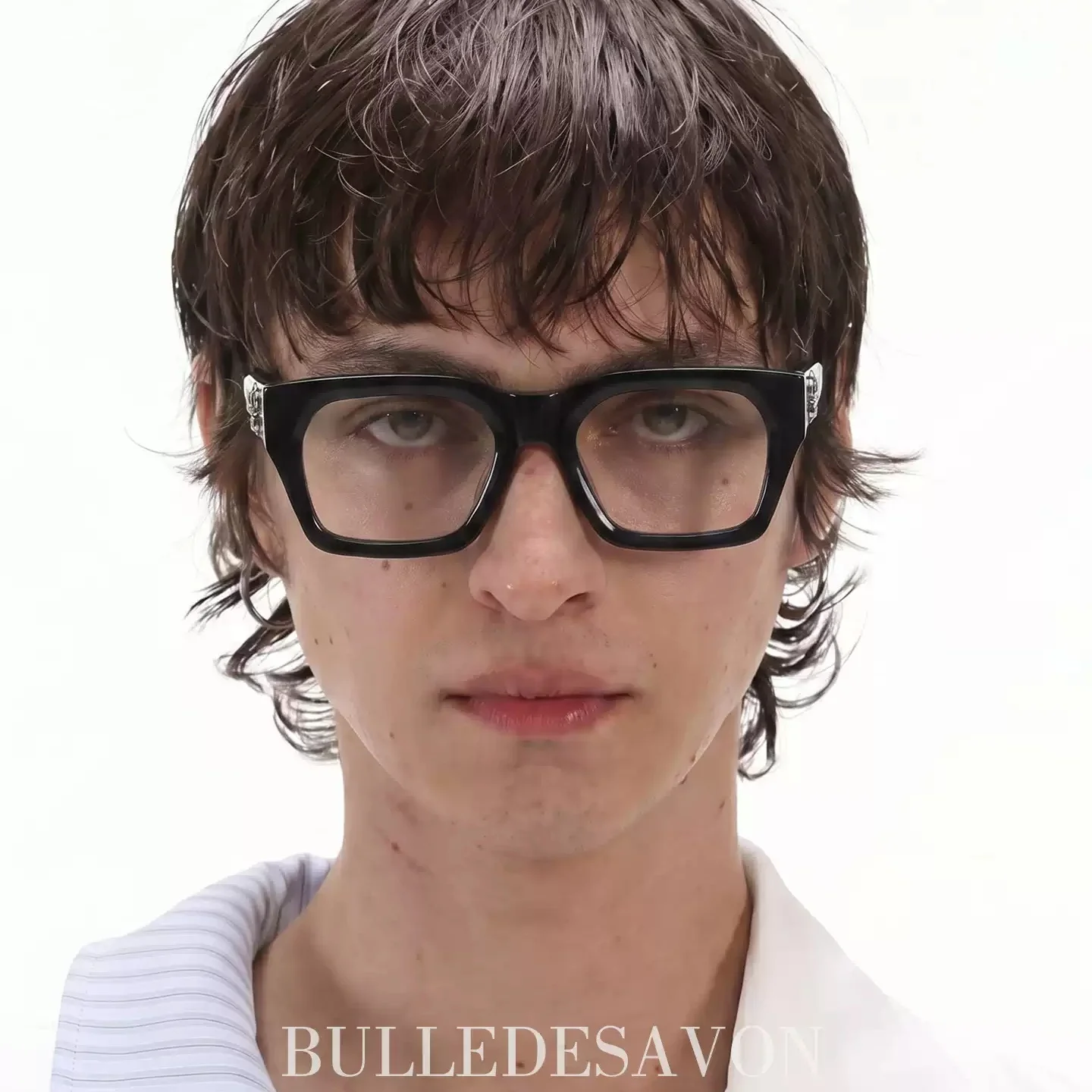 2026 World Fashion High end Brand Classic Men's Large Frame Acetate Glasses Frame Casual Retro Classic Women's Luxury Eyeglasses