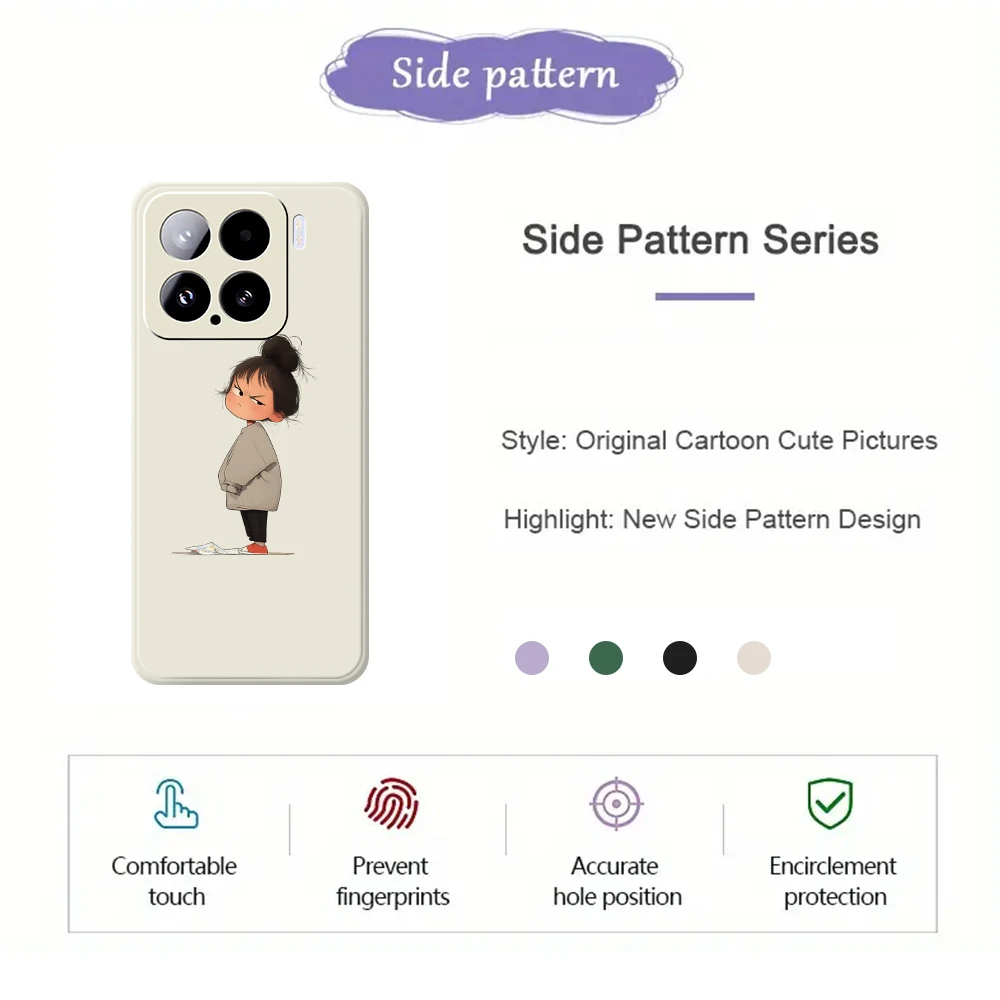 حافظات هاتف لطيفة للفتيات لهاتف Xiaomi Mi 15 Ultra Mi 14T 13T 12T 11T Pro حافظة لهاتف Xiaomi Mi 13T Pro Mi 11T Pro من السيليكون