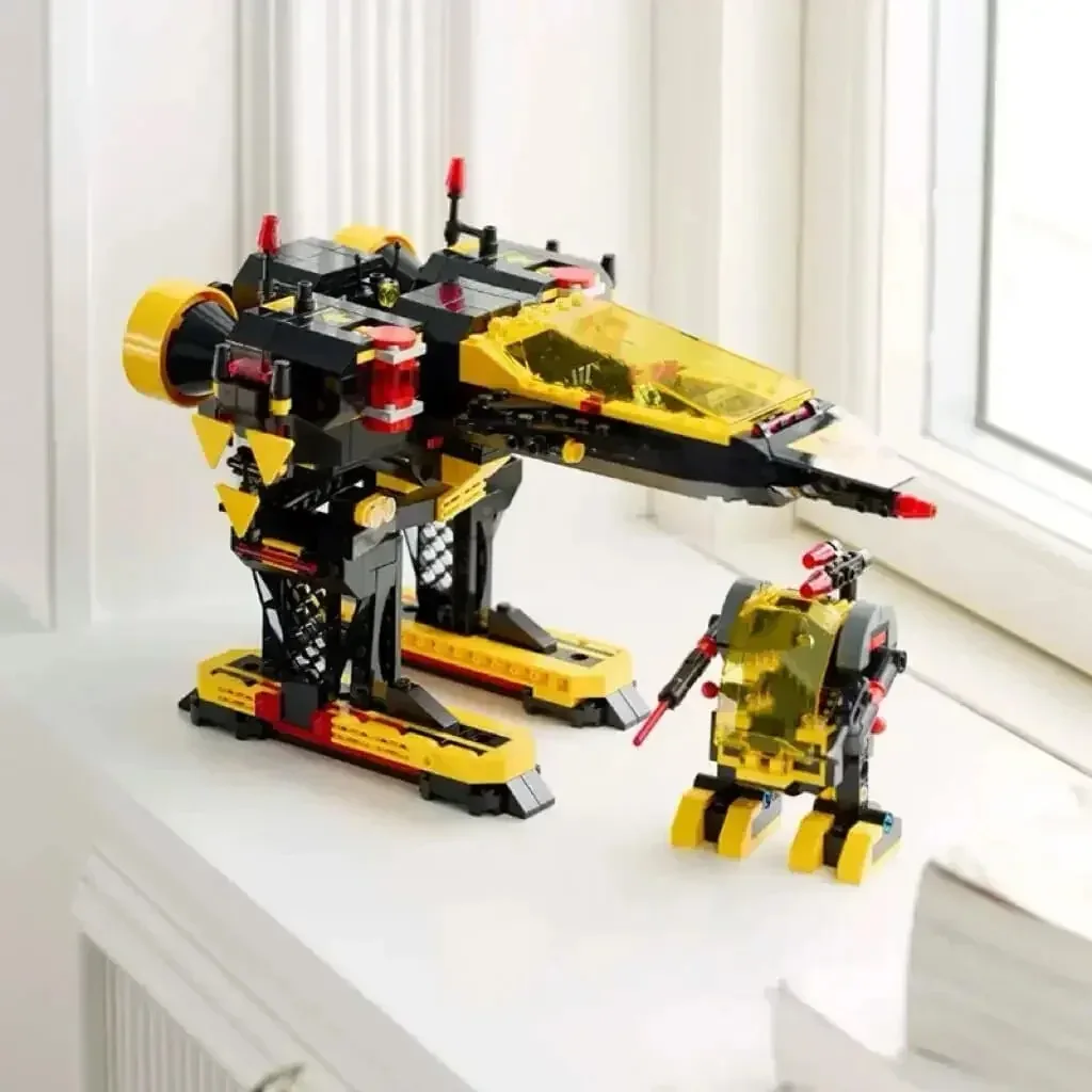 Brinquedos populares 2025 novo moc preto rebeldes blocos de construção diy modelos montagem brinquedos criativos das crianças presentes do festival