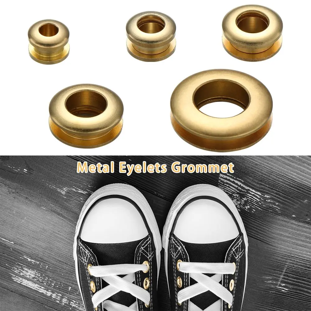 Durable Leather Accessories for Garment Brass Grommets Washer Eyelets