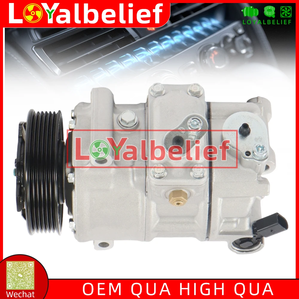 

A/C AC Compressor With Clutch For Volkswagen Golf GTI Beetle Jetta Passat Tiguan Audi A3 1K0820859M 1K0820859D 10361531 1011020