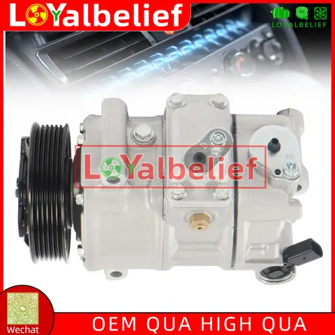 폭스바겐 골프 GTI 비틀 제타 파사트 티구안 아우디 A3용 클러치 포함 A/C AC 컴프레서 1K0820859M 1K0820859D 10361531 1011020