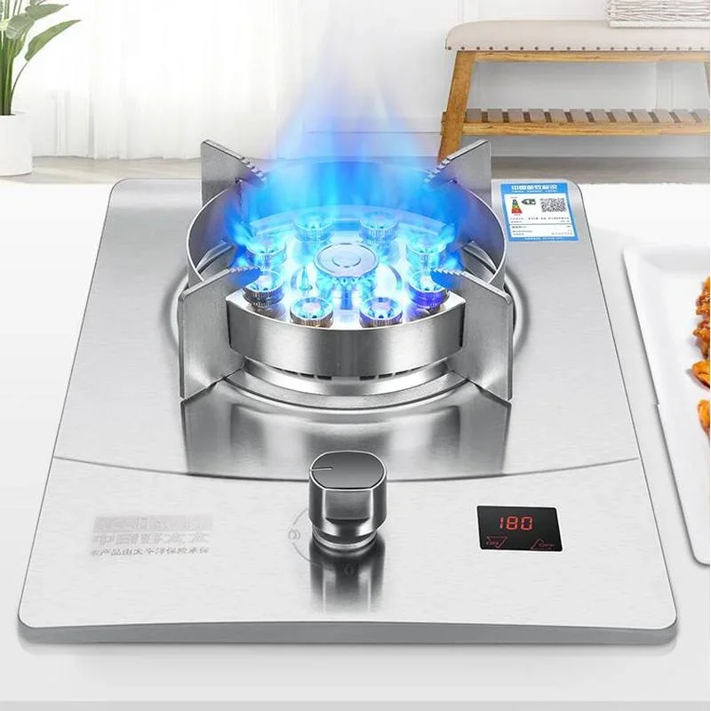 7.0KW Household Gas Stove Single Stove Embedded Desktop Household Fierce Fire Single Head Liquefied Gas Natural Gas Stove