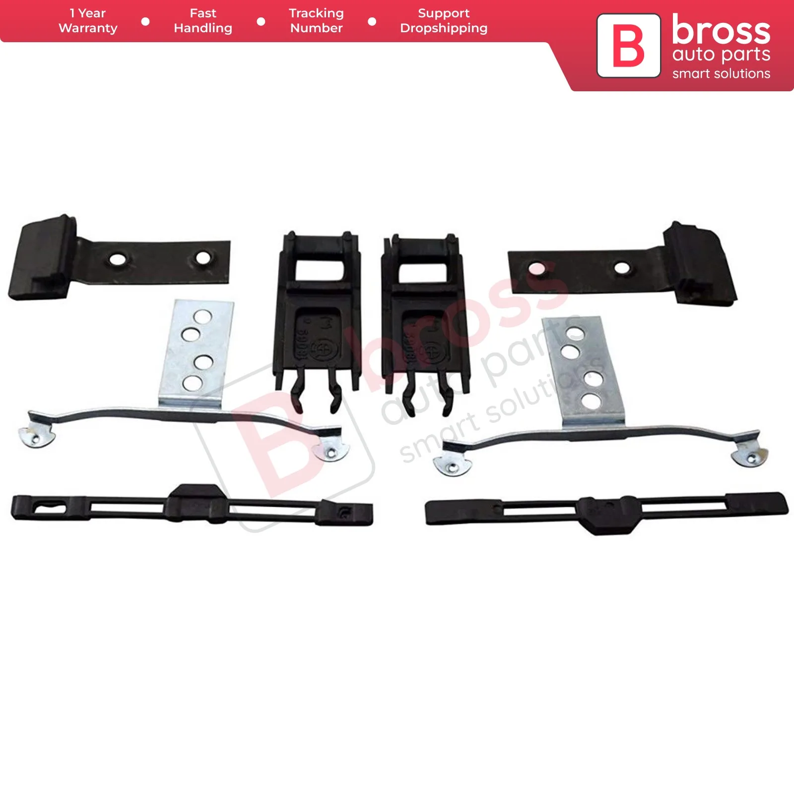 

Bross Auto Parts BSR508 8 Parts Sunroof Set Repair for BMW E46 2003-2006 54137134516 Fast Shipment Ship From Turkey