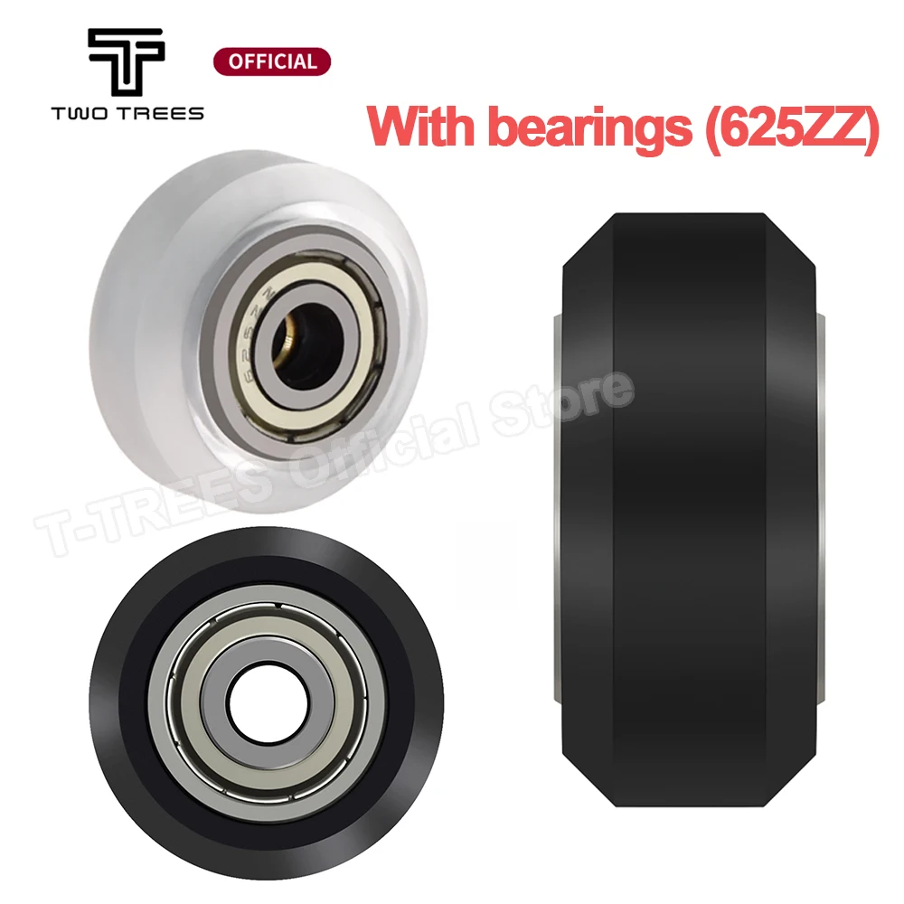 1/5/10/24pcs POM Wheel with Bearing Idler Pulley Gear Passive Round Perlin Wheel for 3D Printer Part CNC Laser Engraving Machine