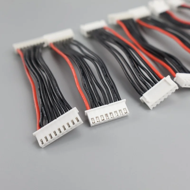 5PCS 10cm 1S/2S/3S/4S/5S/6S/7S/8SBatterie Balance Ladegerät Silikon Draht Verlängerung Blei JST-XH Stecker Adapter Stecker für RC Drone – Detail 7