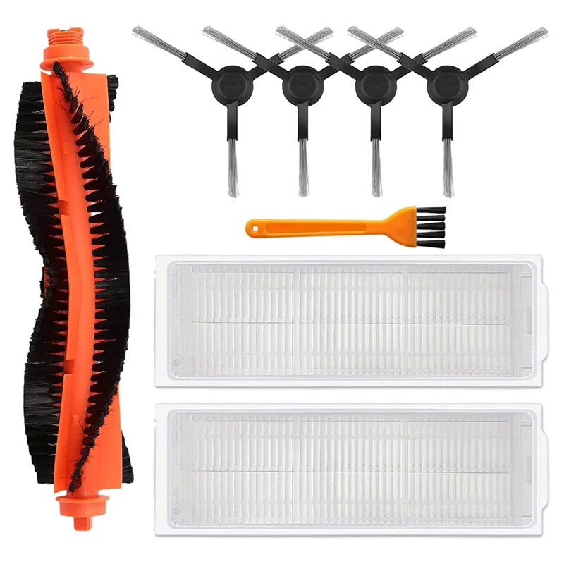 Peças de reposição para aspirador de pó robô WYZE WVCR200S, filtros Hepa de escova lateral principal