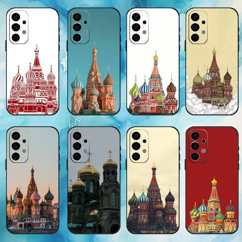 

Russian Castle Phone Case For Samsung S25,S24,S21,S22,S23,S30,Ultra,S20,Plus,Fe,Lite,Note,10,9,5G Black Cover