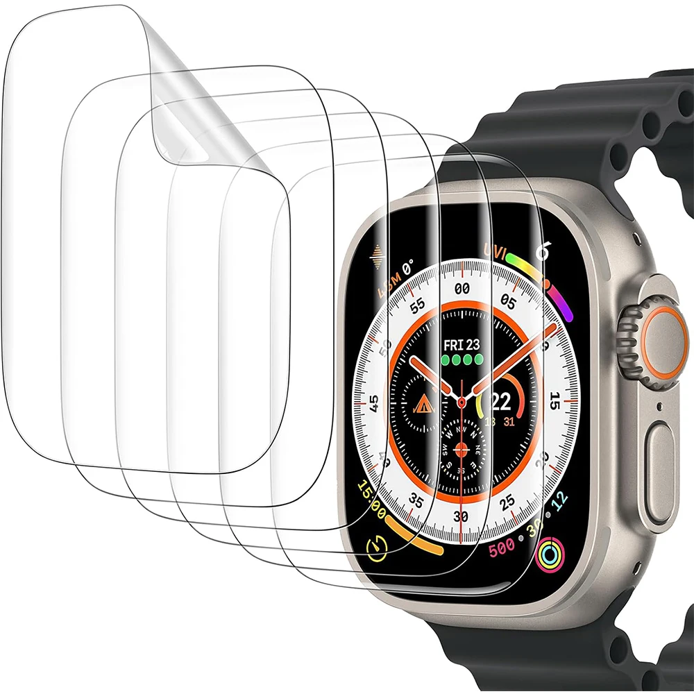 10 Stück Displayschutzfolie für Apple Watch Series 11 10 Ultra 3 2 SE 49MM 46MM 42MM 45MM 41MM 44MM 38MM Schutzfilm Zubehör