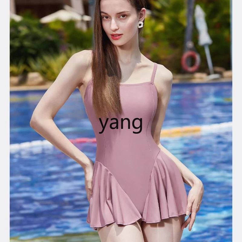

LMM swimsuit new beautiful hot spring swimsuit dry rose