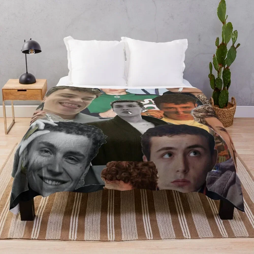 

aron piper collage Throw Blanket Cozy Napping Blanket Gift for Mom Dad