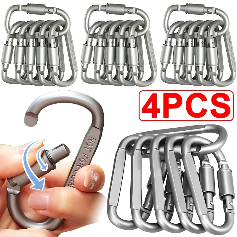 

Carabiner Set for Key Camping Survival EDC Outdoor Keychain Clip Alloy Aluminum Tactical Caribiner Hook Karabiners Accessories