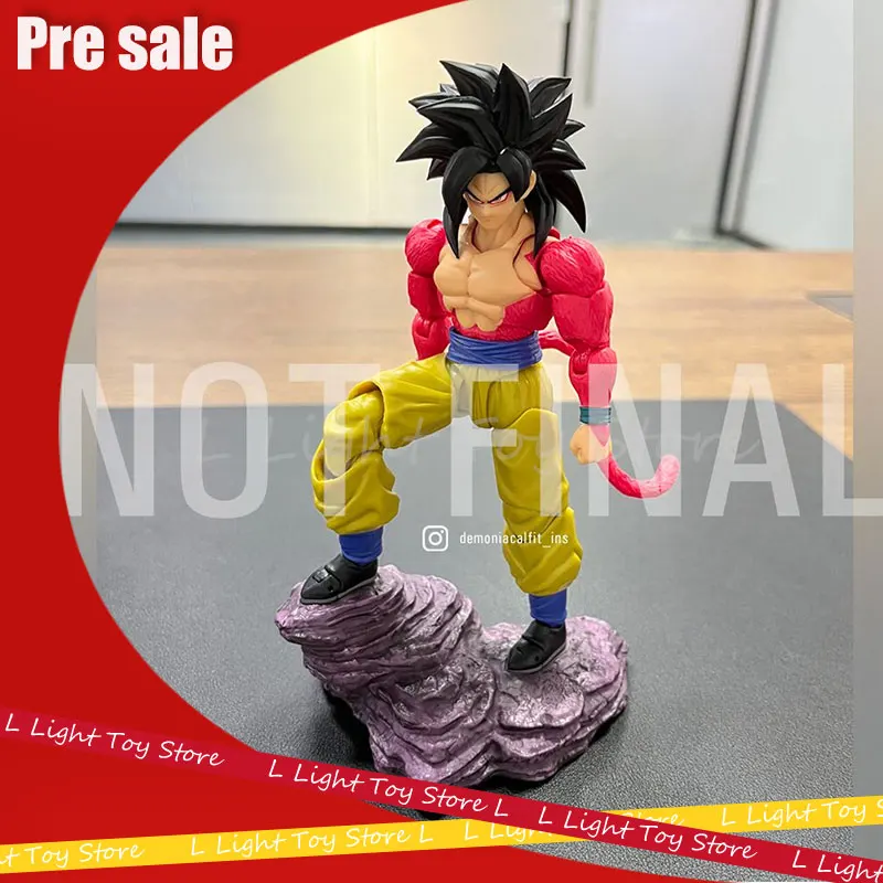 

Оригинальная фигурка аниме Demoniacal Fit Dragon Ball 1/12 Son Goku Vegetto, фигурка Super Saiyan Goku, статуя Collect Dbz Toys