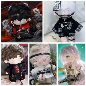 20 سنتيمتر مجموعة ملابس دمية متعددة الألوان لعبة اللباس الصيني مسرح صور الدعائم مصغرة Hanfu بدلة محشوة المعبود دمى هدية الأكثر مبيعا 8 دمية صينية لطيفة - رقم 7