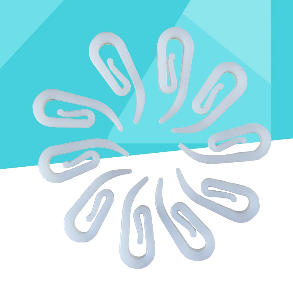 

120 шт. пластиковые крючки для штор, АБС-материал, фигурка 6 форм для окон, дверей, штор для душа, белые крючки для штор