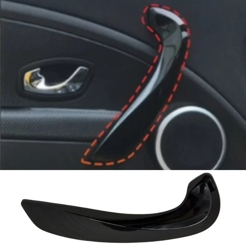 

For Renault Megane 3 III Fluence 2008-2016 Glossy Black Front Interior Car Door Handle Left or Right Side Replacement Part